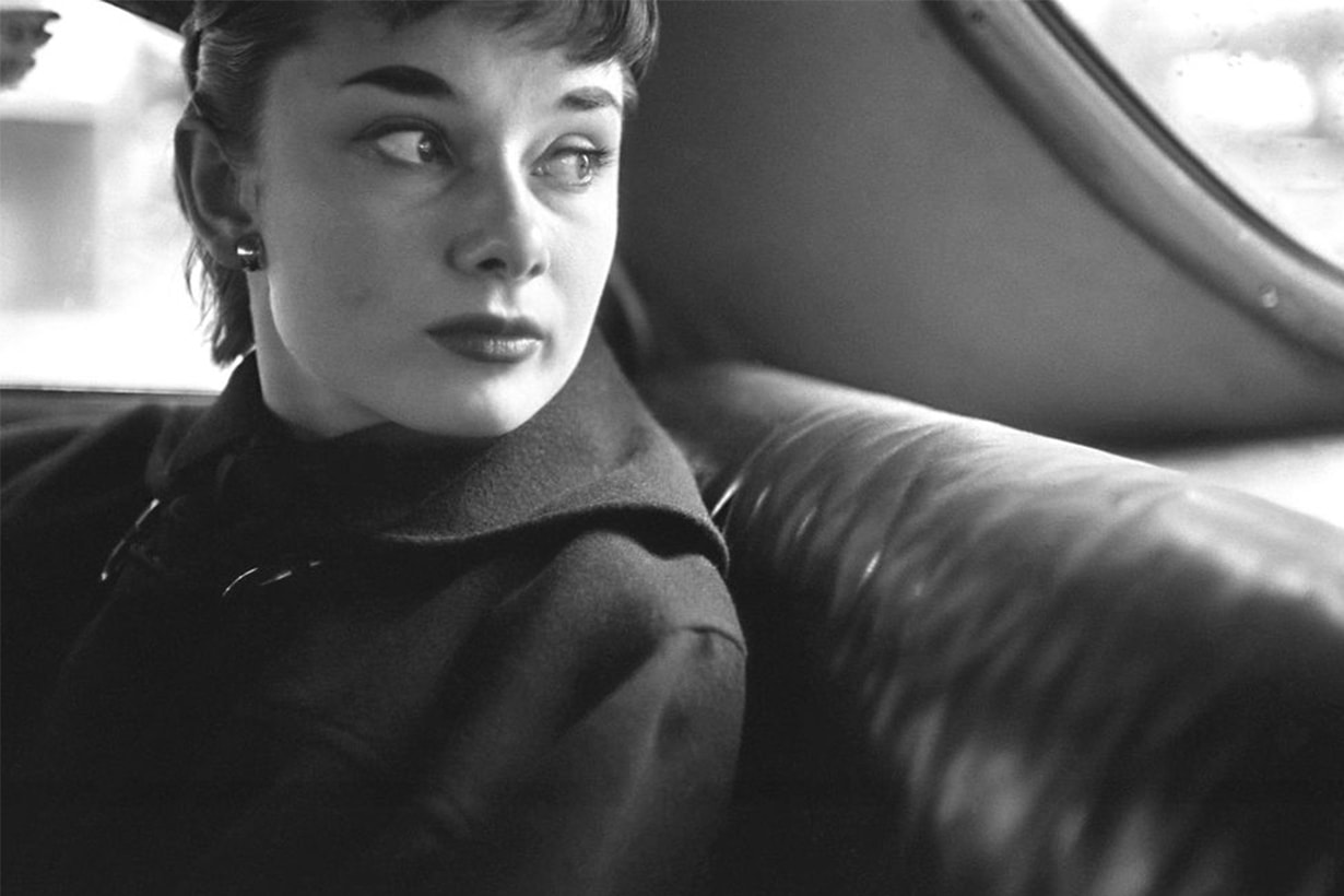 Audrey Hepburn In A Car