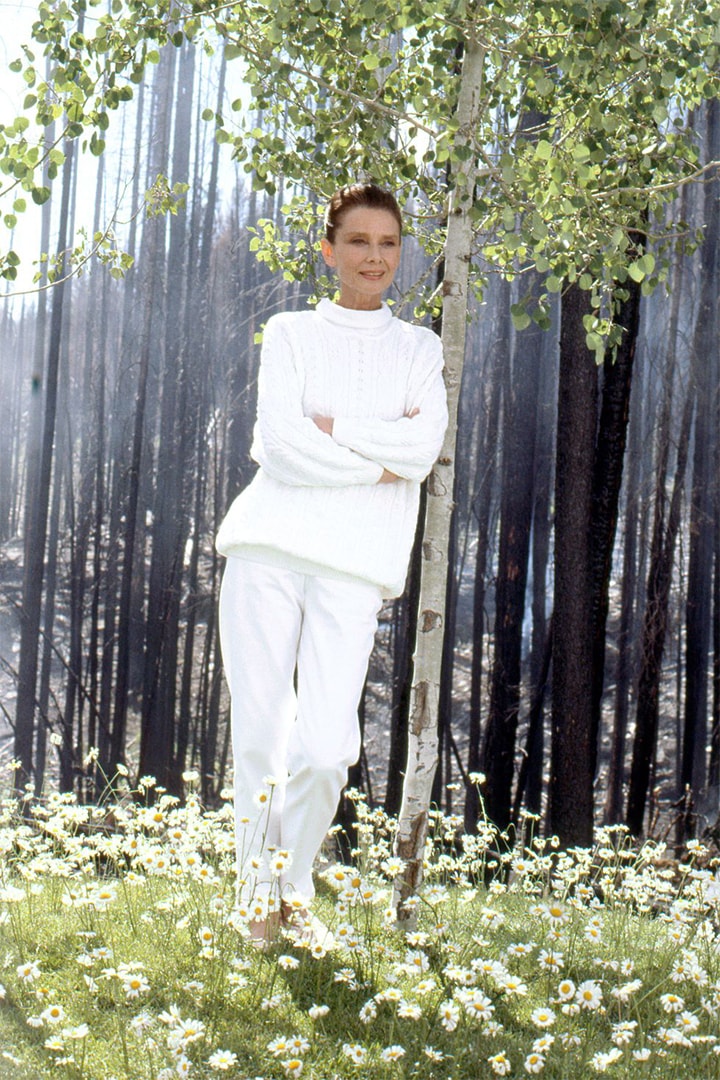 Audrey Hepburn White Outfit