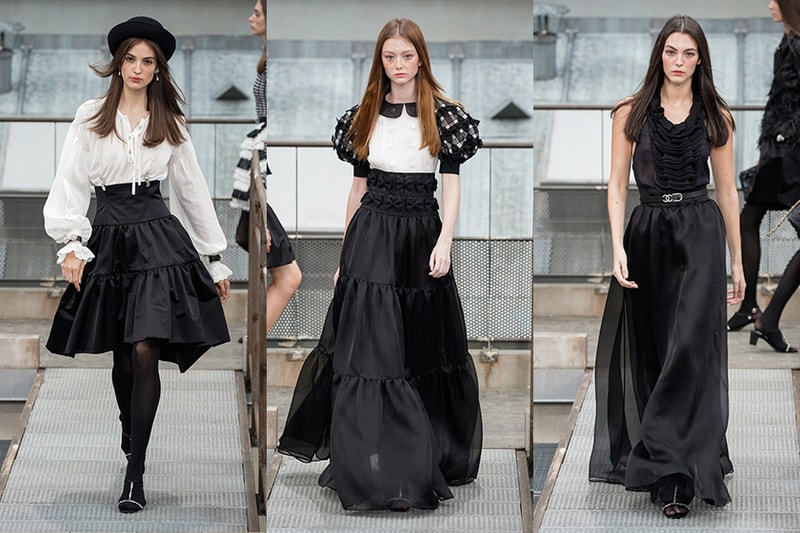 chanel Paris fashion week runway crasher catwalk