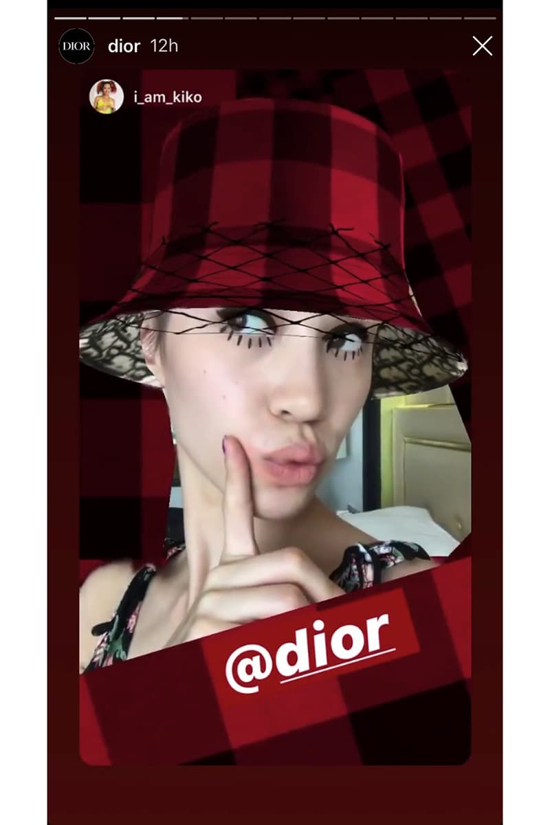 dior-instagram-filter-Kiko Mizuhara