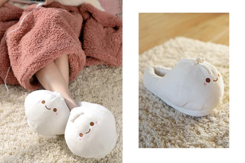 smoko dumpling slippers bao heated usb shoes