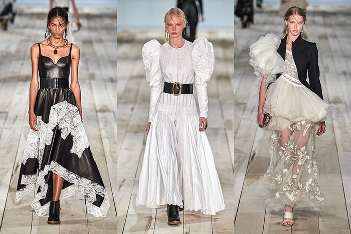 #PFW:細緻的柔美序曲,Alexander McQueen 筆下率性不羈的英倫浪漫少女!