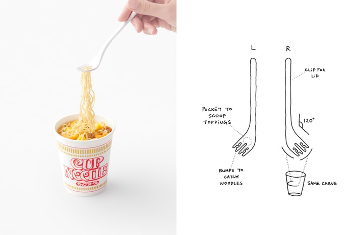 日本 nendo 工作室又有新品：與日清推出「The Fork」，絕對是吃杯麵最棒的餐具！