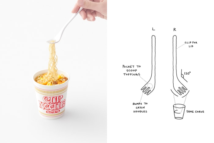 日本 nendo 工作室又有新品:與日清推出「The Fork」,絕對是吃杯麵最棒的餐具!