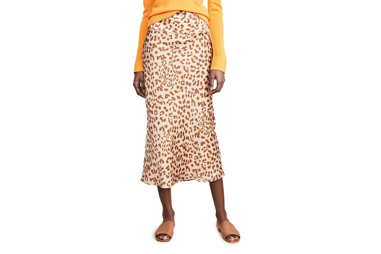 Free People Normani Bias Printed Skirt