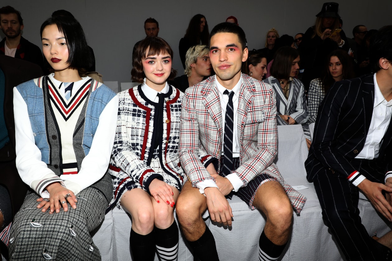 Maisie Williams Reuben Selby Paris Fashion Week Couple Style