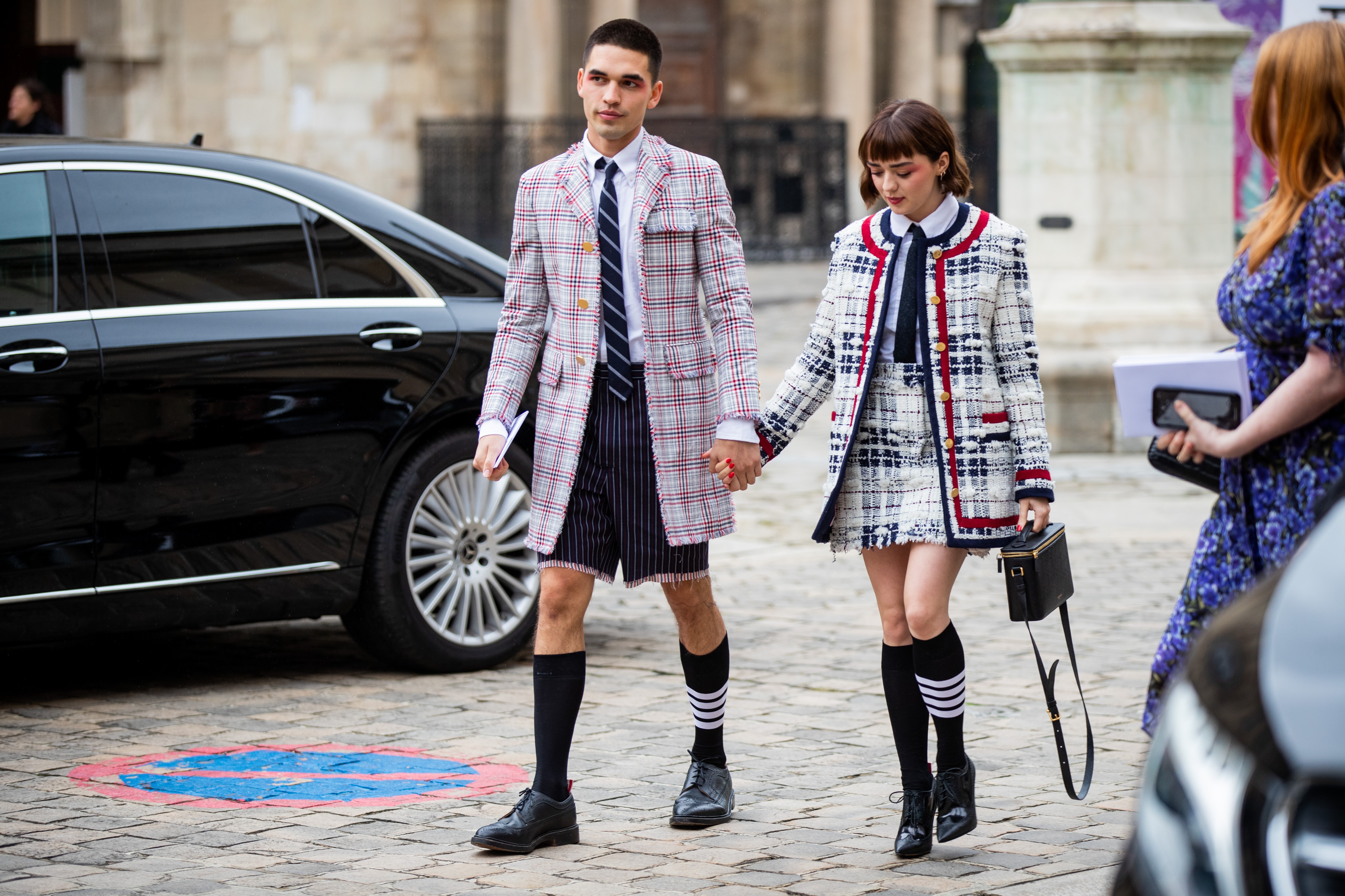 Maisie Williams Reuben Selby Paris Fashion Week Couple Style