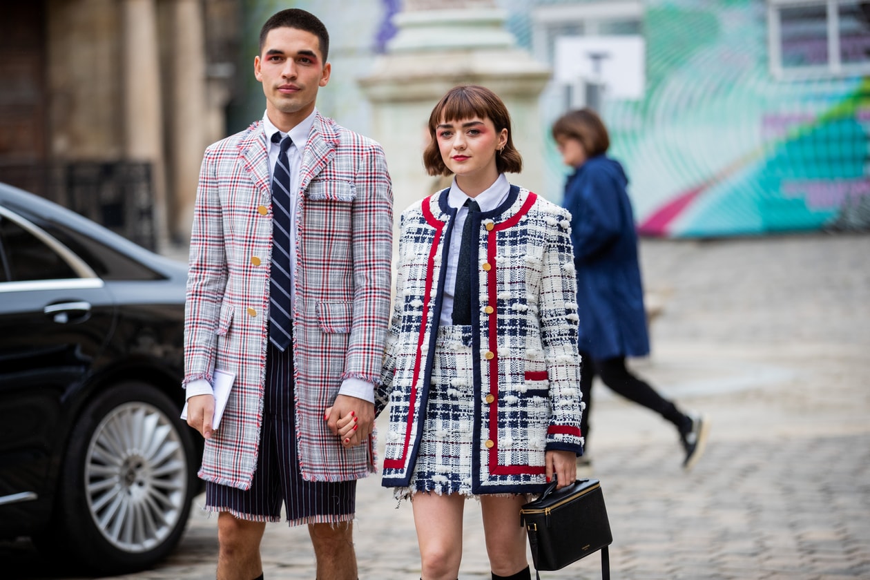 Maisie Williams Reuben Selby Paris Fashion Week Couple Style