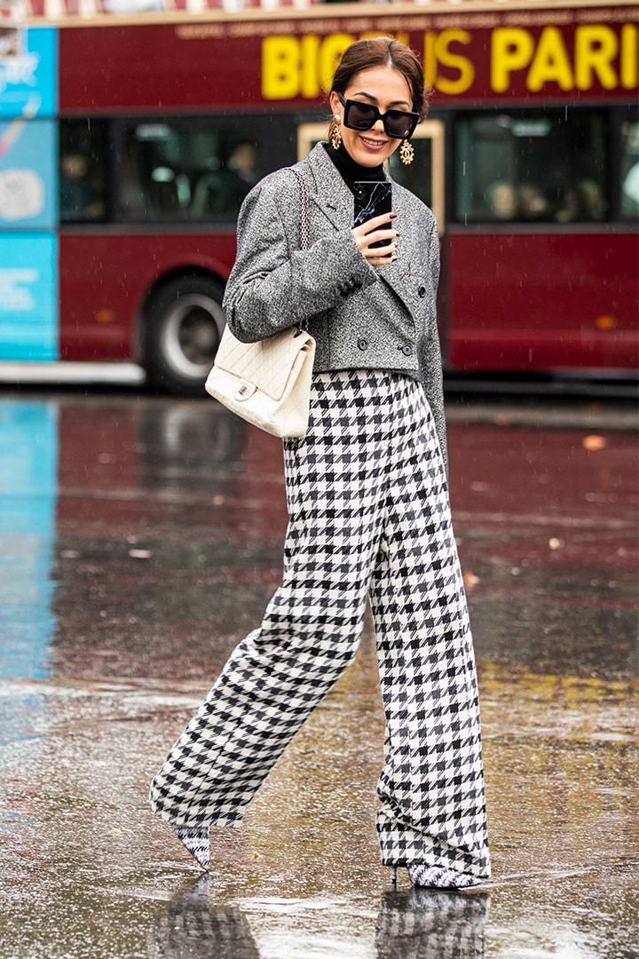 Houndstooth Pants Street Style