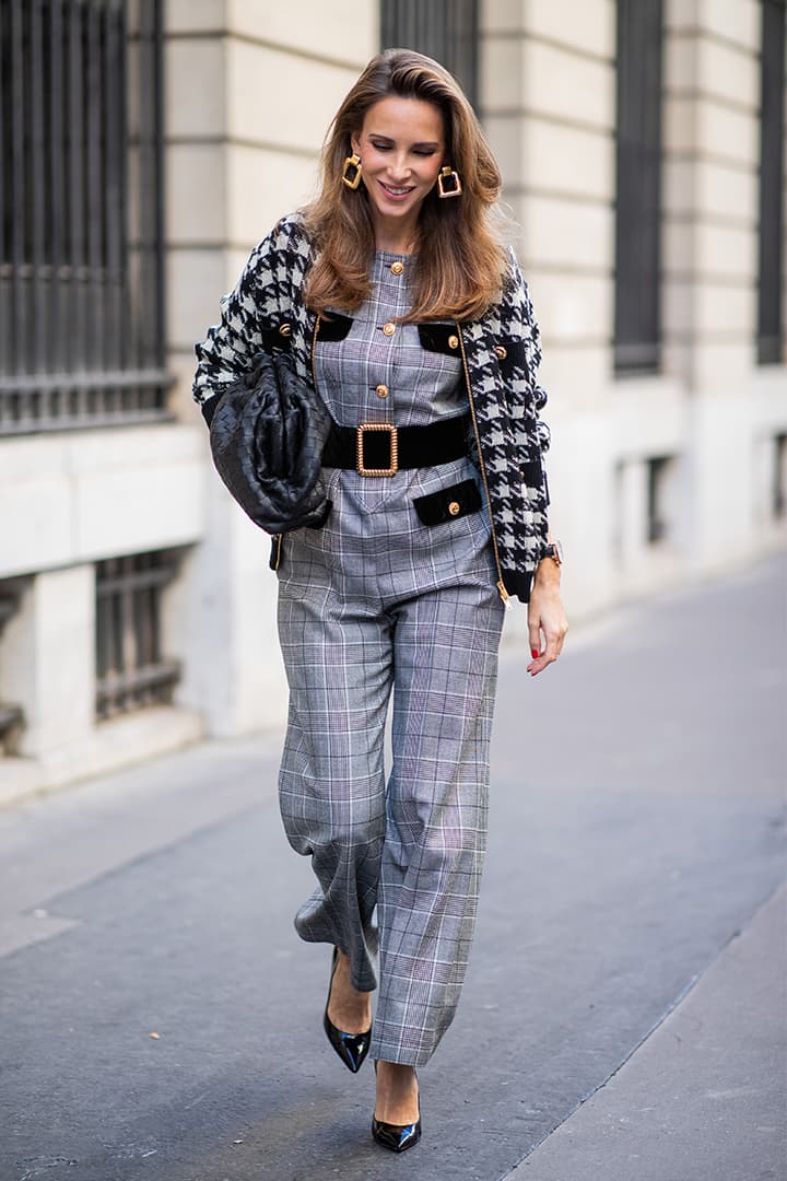 Houndstooth Jacket Street Style