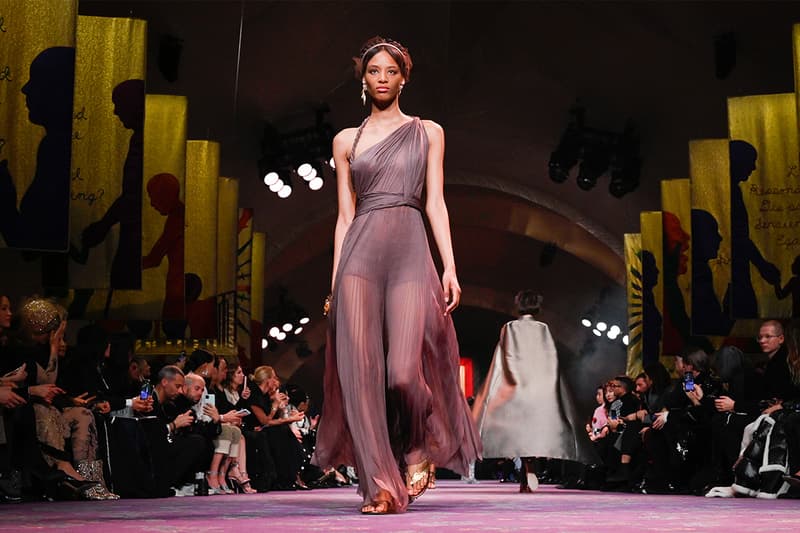 Janaye Furman walks the runway during the Dior Haute Couture Spring/Summer 2020 show as part of Paris Fashion Week on January 20, 2020 in Paris, France.