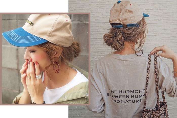 日本女孩分享超簡易帽子髮型影片教學! 3 分鐘就可直奔出門