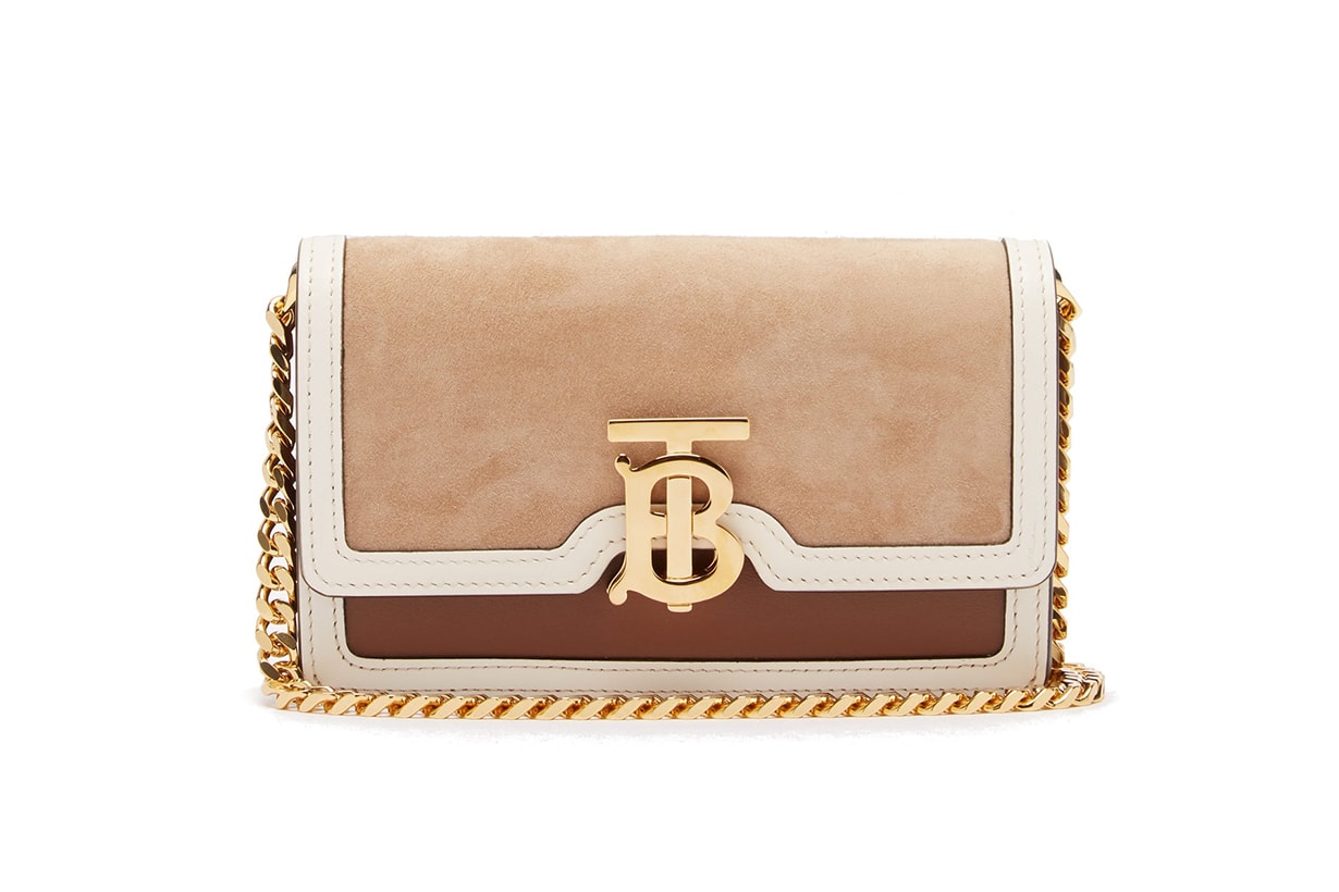Jessie TB Mini Leather Cross-Body Bag