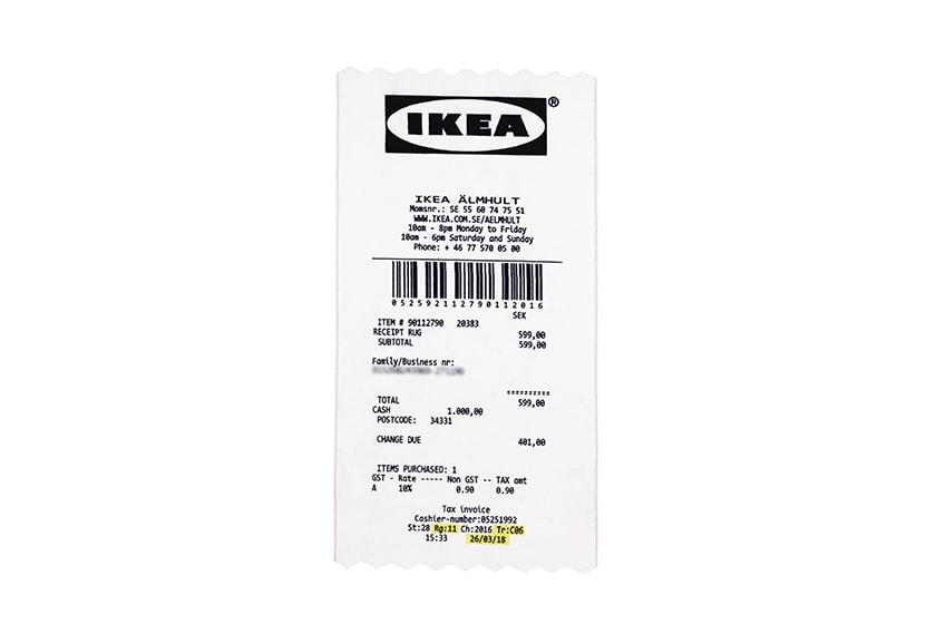 off-white ikea collabraiton home living price limited online booking