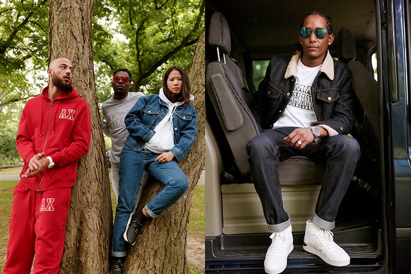Armani Exchange FW2019 tracksuit-denim