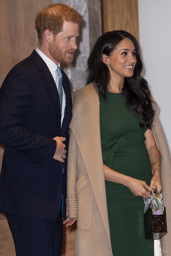 Meghan Markle's Parosh Dress and Montunas Bag