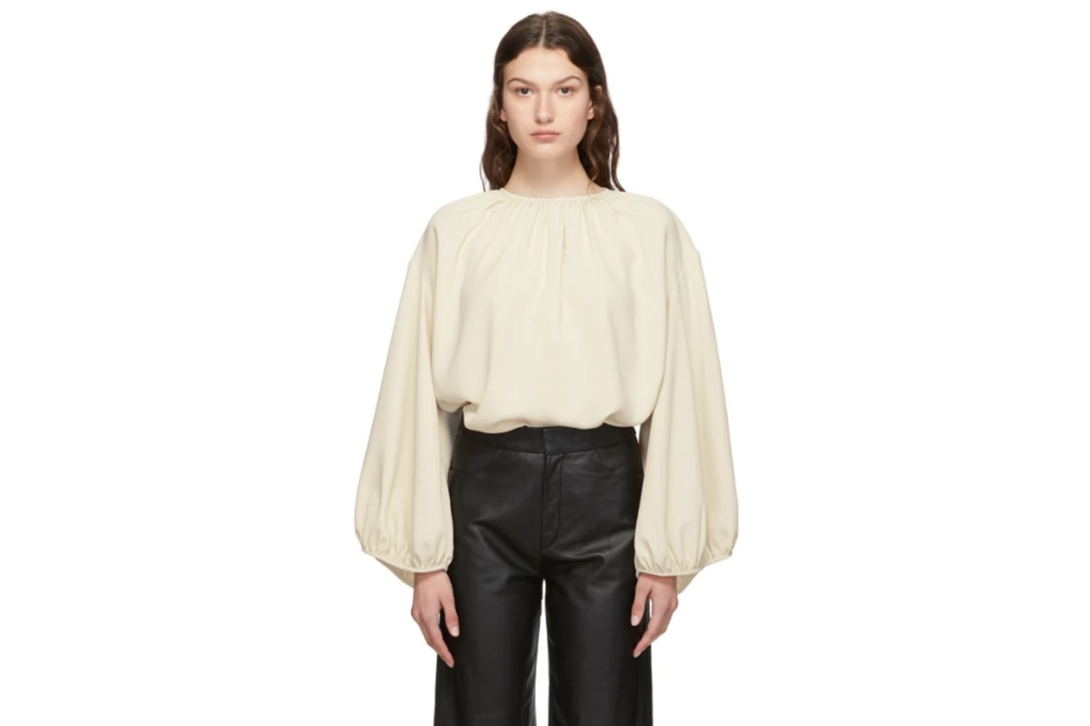 Totême Off-White Pomerance Blouse