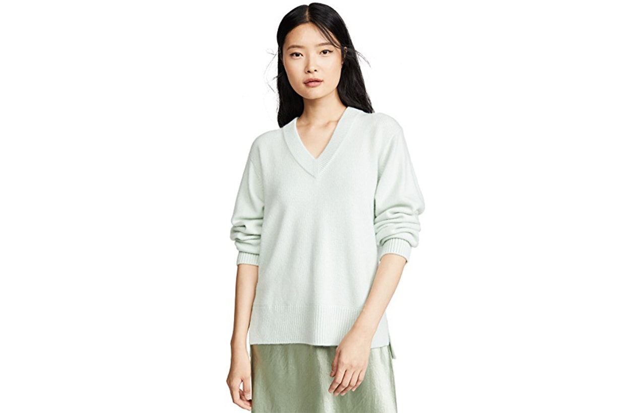 Vince V Neck Cashmere Tunic