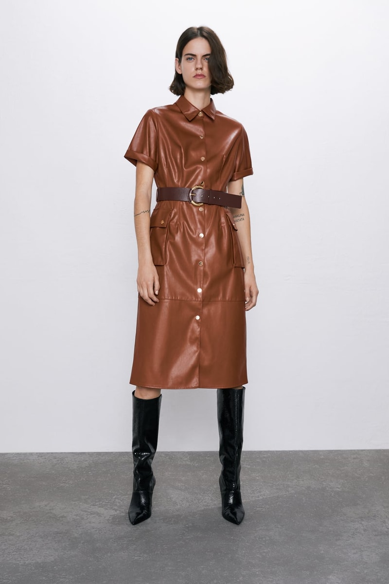 zara leather items 2019 fw jacket skirt shirts pants