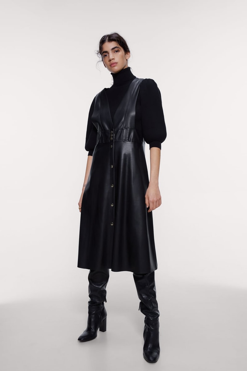zara leather items 2019 fw jacket skirt shirts pants