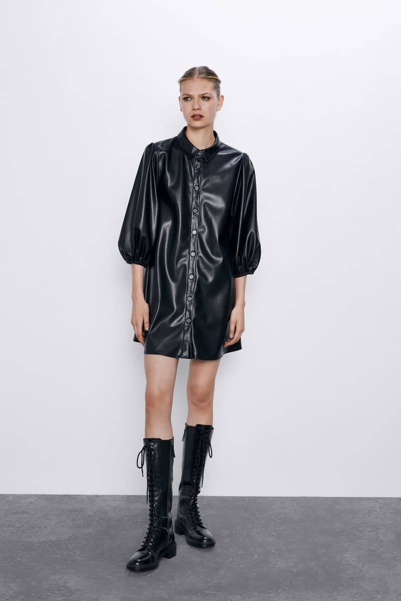 zara leather items 2019 fw jacket skirt shirts pants