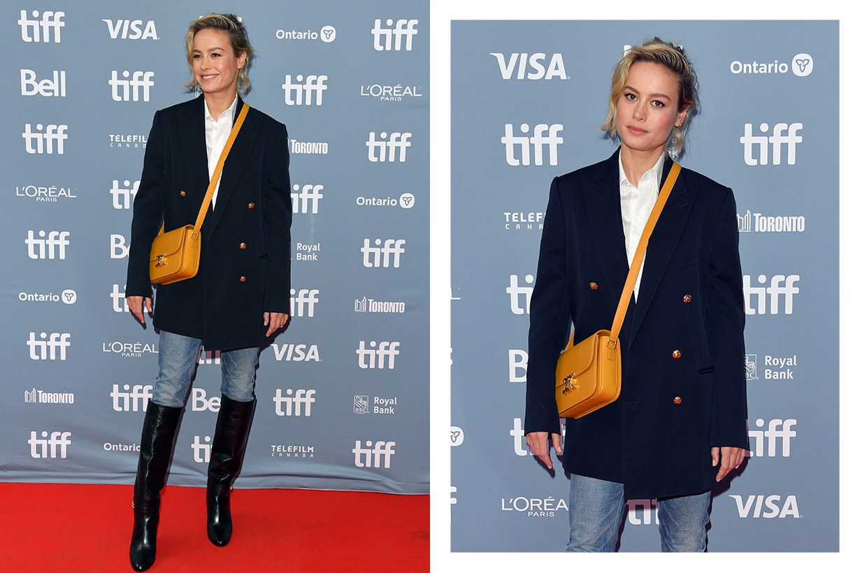 Celine Triomphe Handbag Celebrities Outfit Style