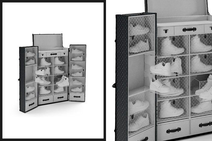 鞋履的奢華豪宅:Louis Vuitton 推出足上單品專屬的高級 Sneaker Trunk 旅行箱!