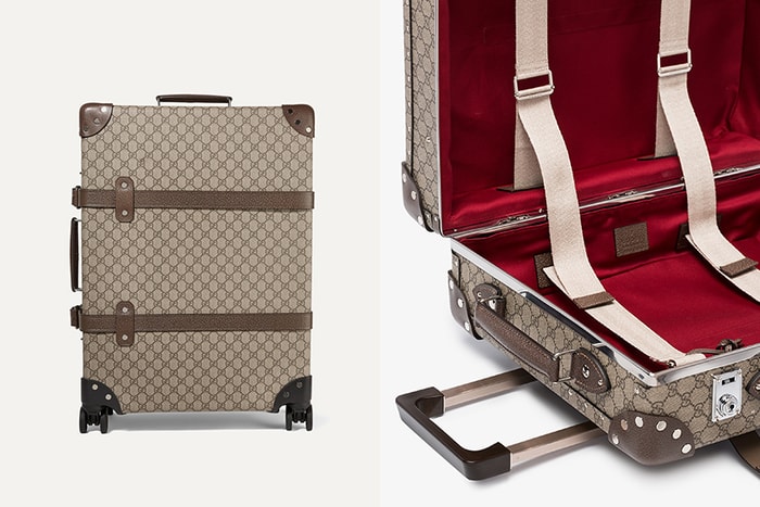 奢華旅行配備：Gucci 推出典雅的 Monogram 皮革行李箱，引起時尚女生關注！