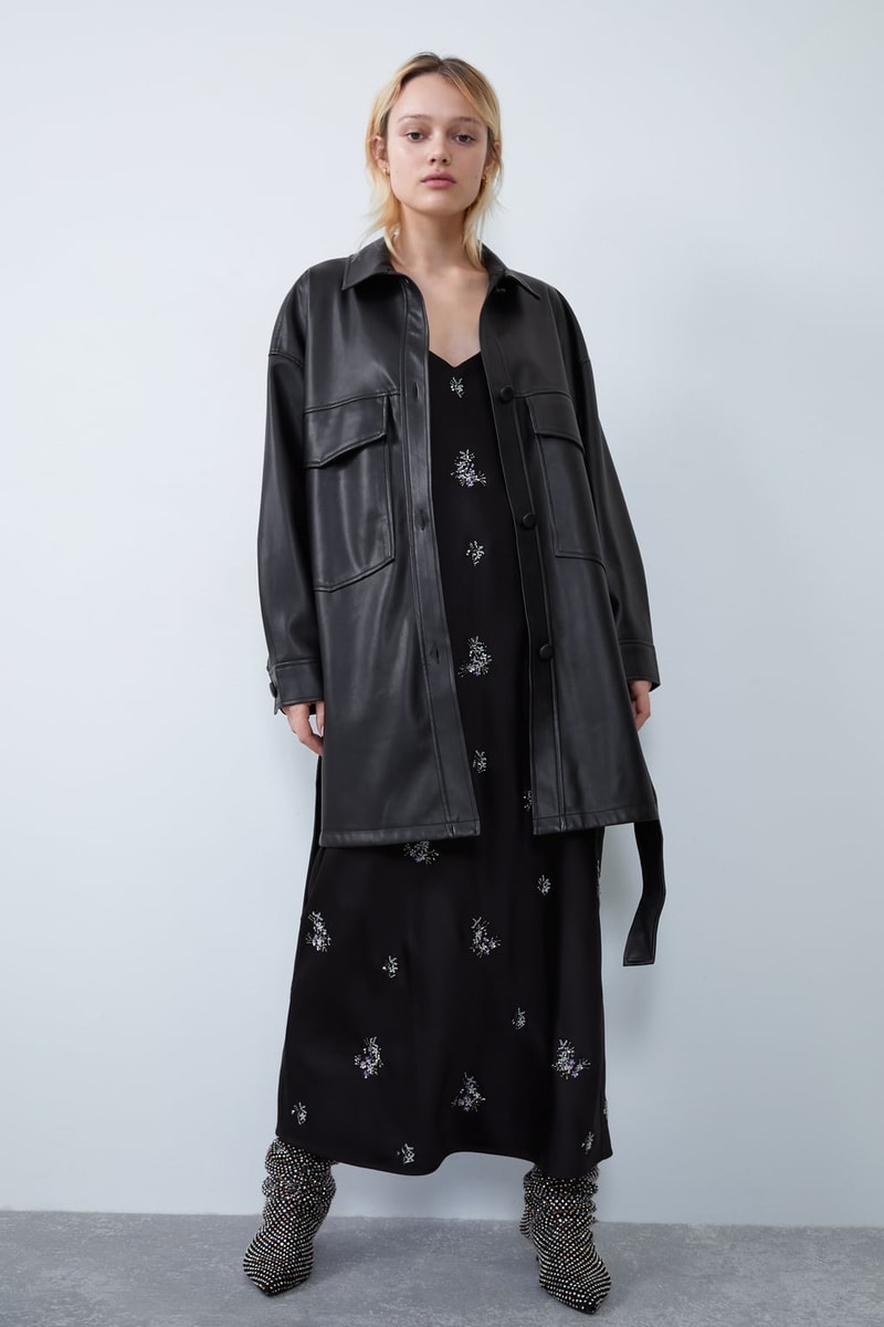 zara leather items 2019 fw jacket skirt shirts pants