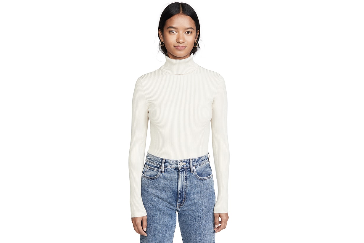525 America Ribbed Turtleneck Sweater