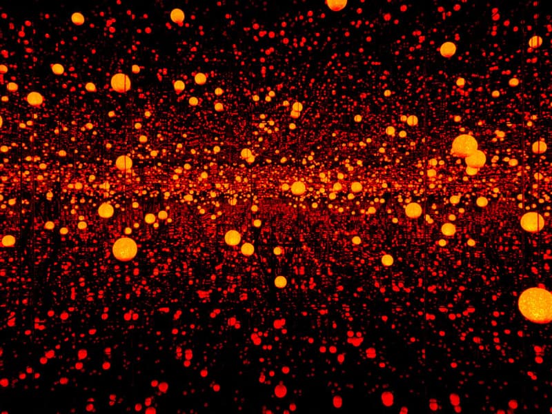 yayoi kusama every day I pray for love exhibition David zwirner new york infinity mirror room