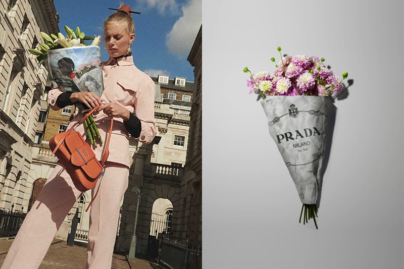 Prada 2020 Resort Collection flower shop