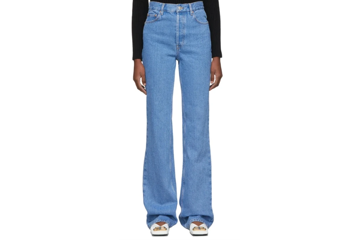 Balenciaga Blue Straight Jeans