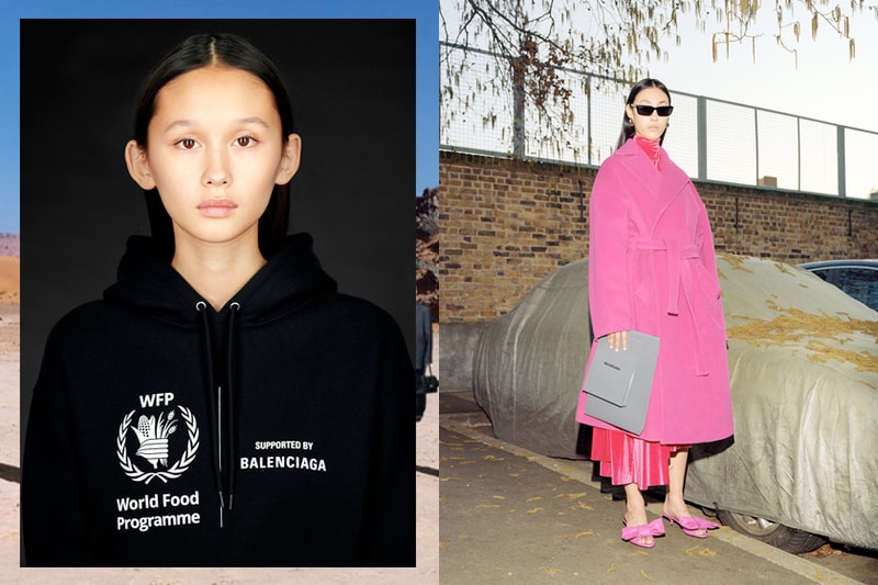 balenciaga world food programme collabration donation stop hunger