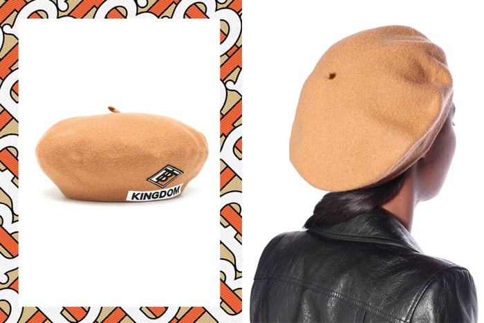 Burberry 新款貝雷帽剛上架就引起注目,基本百搭戴過整個冬季都沒問題!