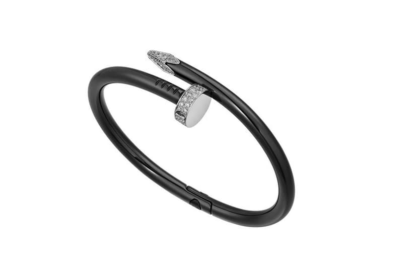 Cartier's Diamond-Encrusted Black Ceramic Juste un Clou Bracelet
