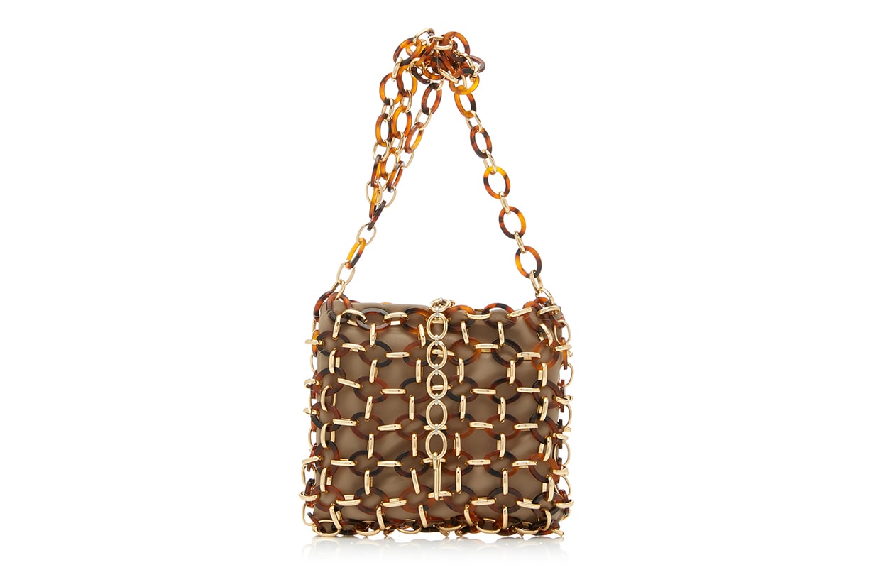 Cult Gaia Natasha Gold-Tone Acrylic Tote