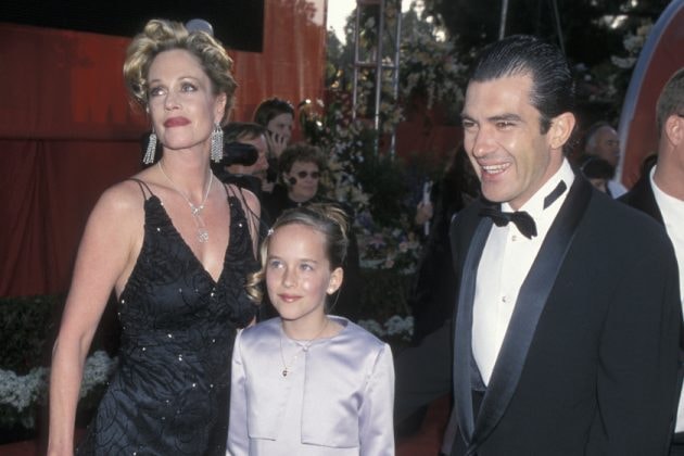 Dakota Johnson Antonio Banderas stepfather awards relationship
