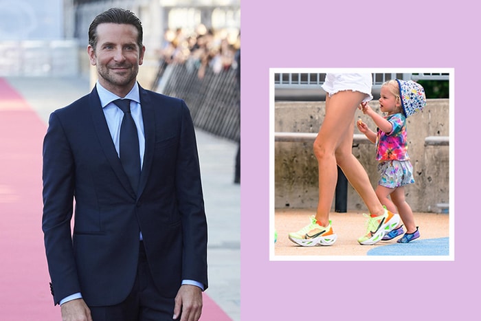 超萌畫面：Bradley Cooper 犧牲扮相變身水果奶奶，與 2 歲女兒一起上街搗蛋！