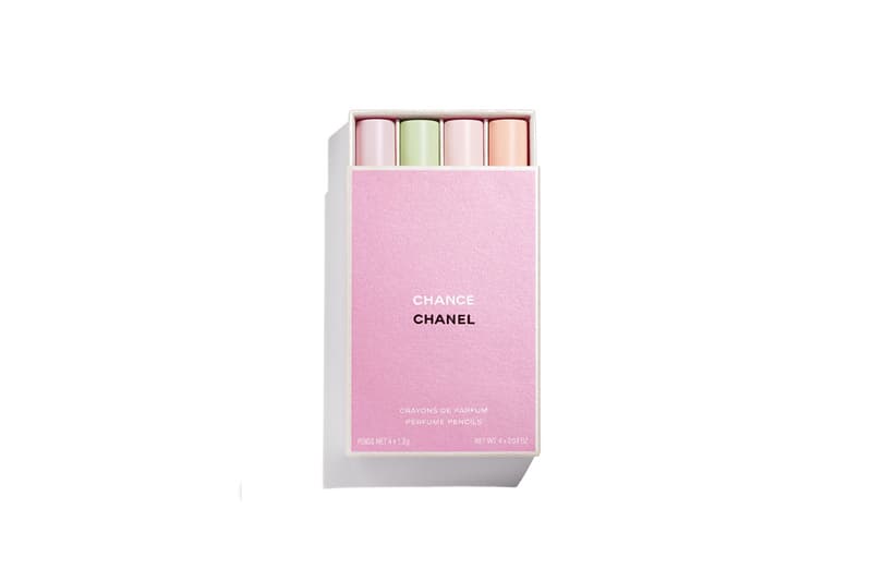 chanel perfume pencils crayons chance
