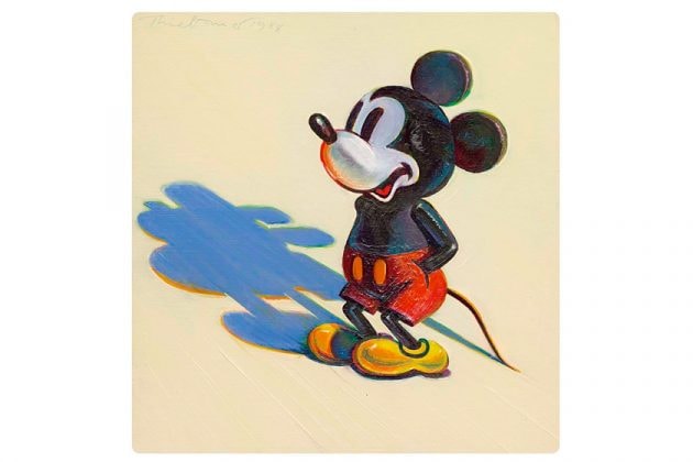 disney micky mouse auction Christie's diane Wayne Thiebaud