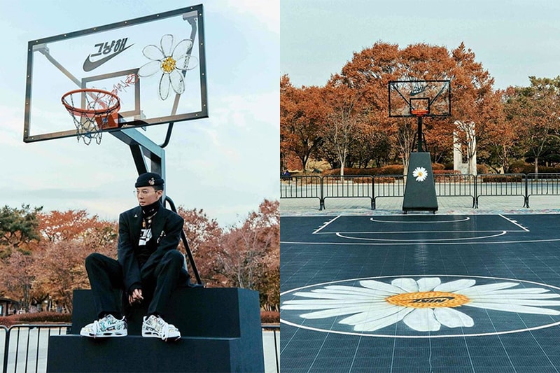 g dragon peaceminusone nike air force 1 para noise seoul event olympic park basketball court