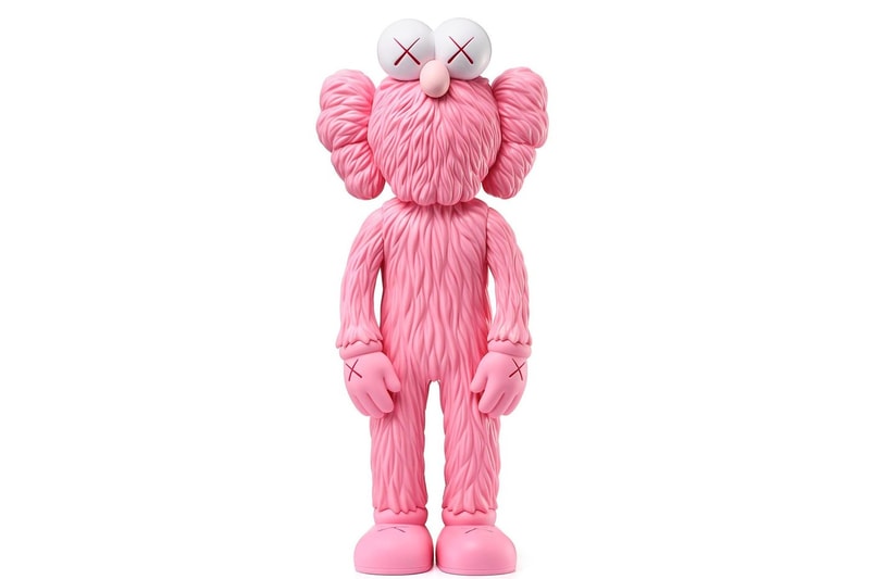 kaws pink black blue bff restock