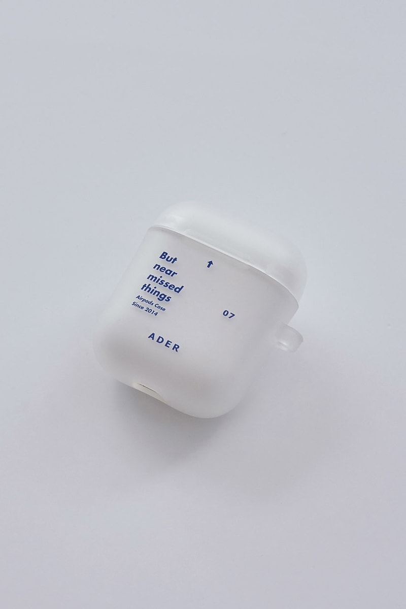 ader error airpod cases leather translucent AirPods on release
