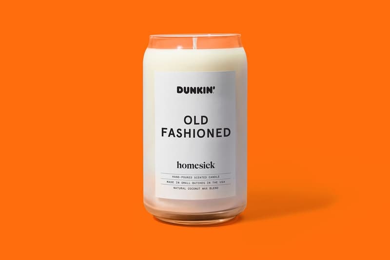 dunkin donuts homesick candle collection coffee peppermint mocha