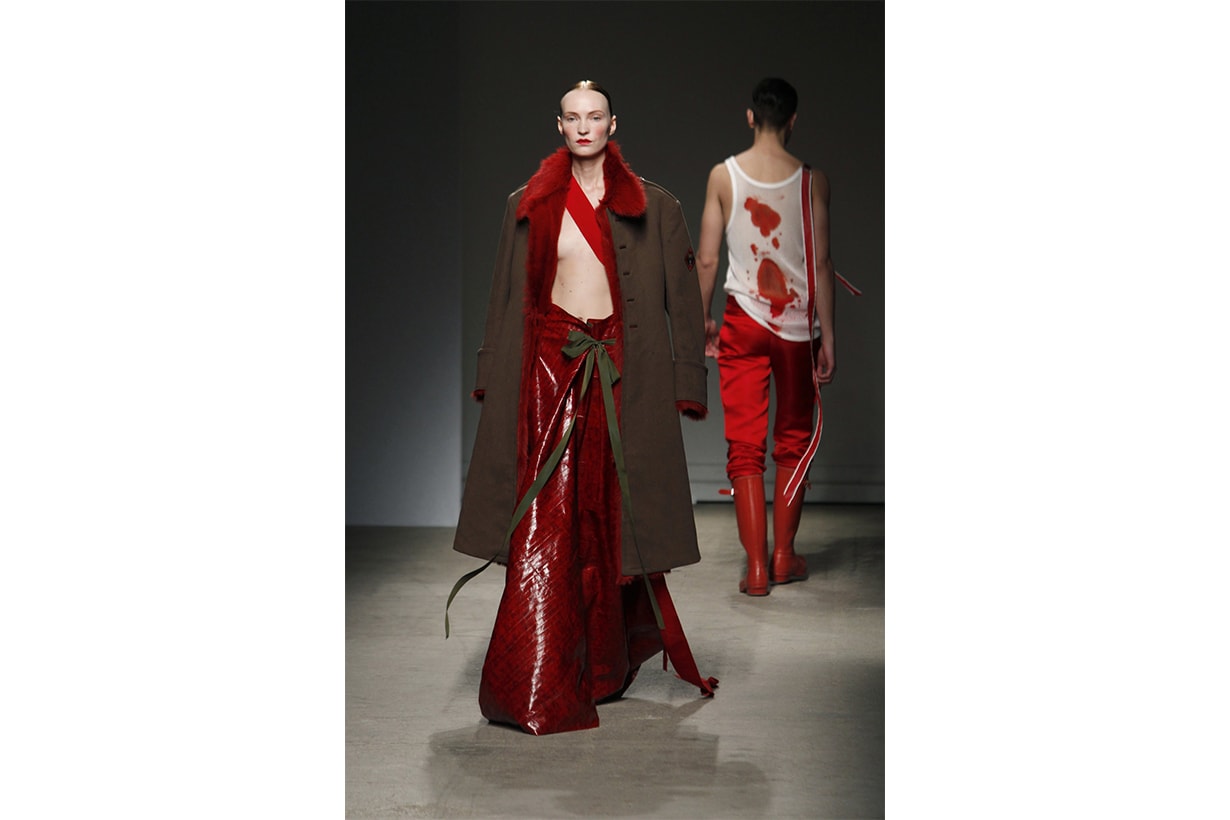 Looks from the “Blood and Opulence” couture collection of 2010.
