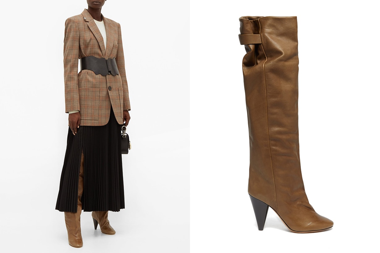 Lacine Over-the-knee Leather Boots