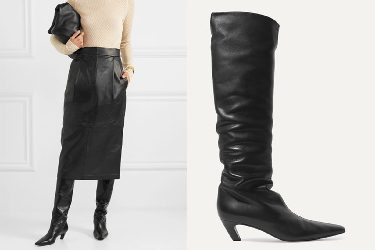 Leather Knee Boots