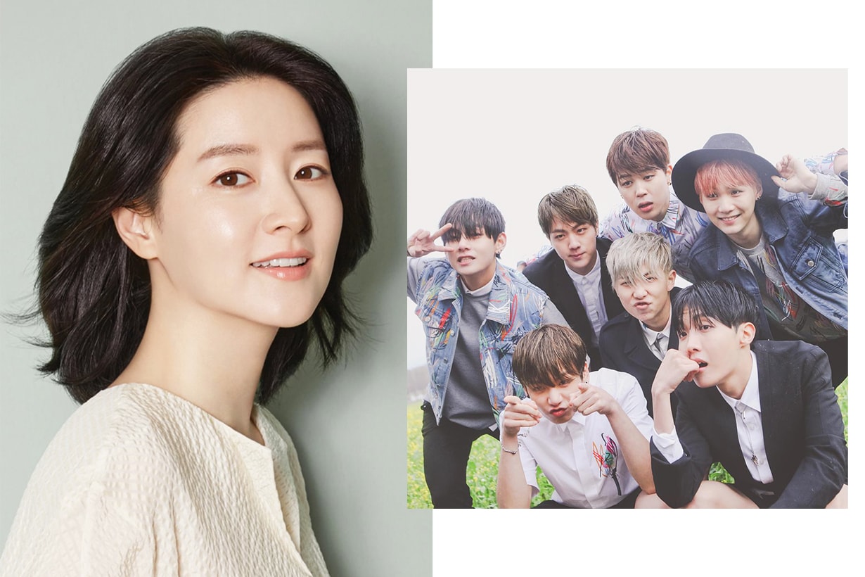 BTS Bangtan Sonyeon Dan Lee Young Ae MAMA 2019 k pop korean idols celebrities singers actresses