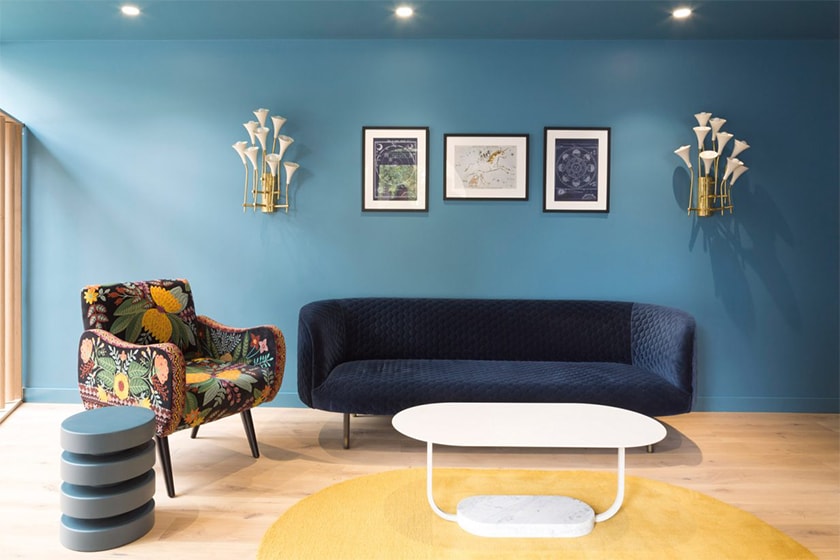london exit here funeral home interiors design